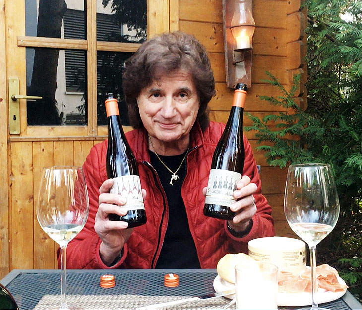 Olaf Malolepski von den „Flippers“ bei der Blindverkostung {Foto: Copyright "Weingut Römmert") 